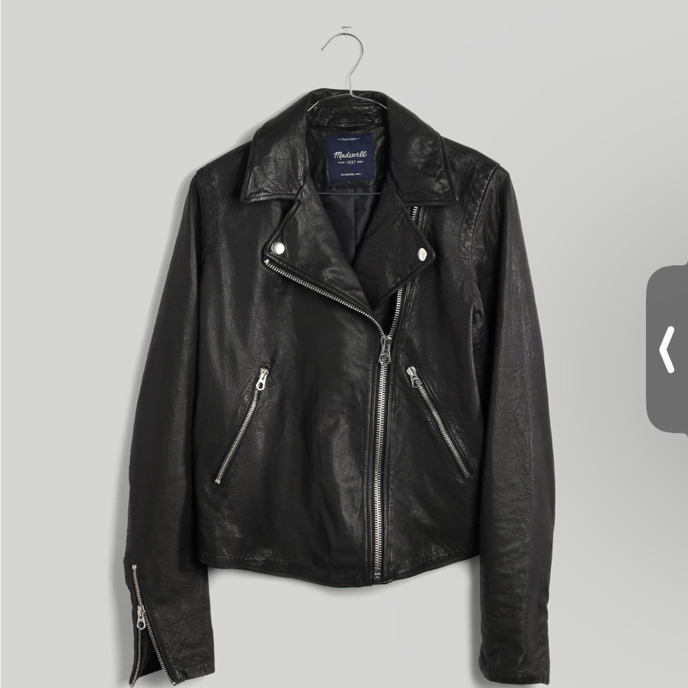 Madewell moto leather jacket